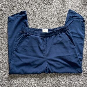 Marine Layer Repun Allison Ankle Pull On Pants Navy Blue Size Med Petite